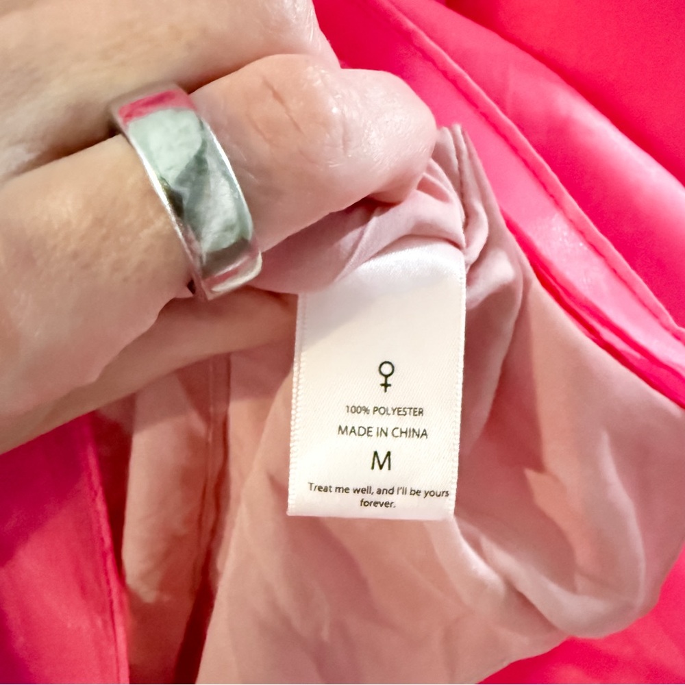 Selkie Rosebud Mini Dress Pink Size Medium - Picture 4 of 10